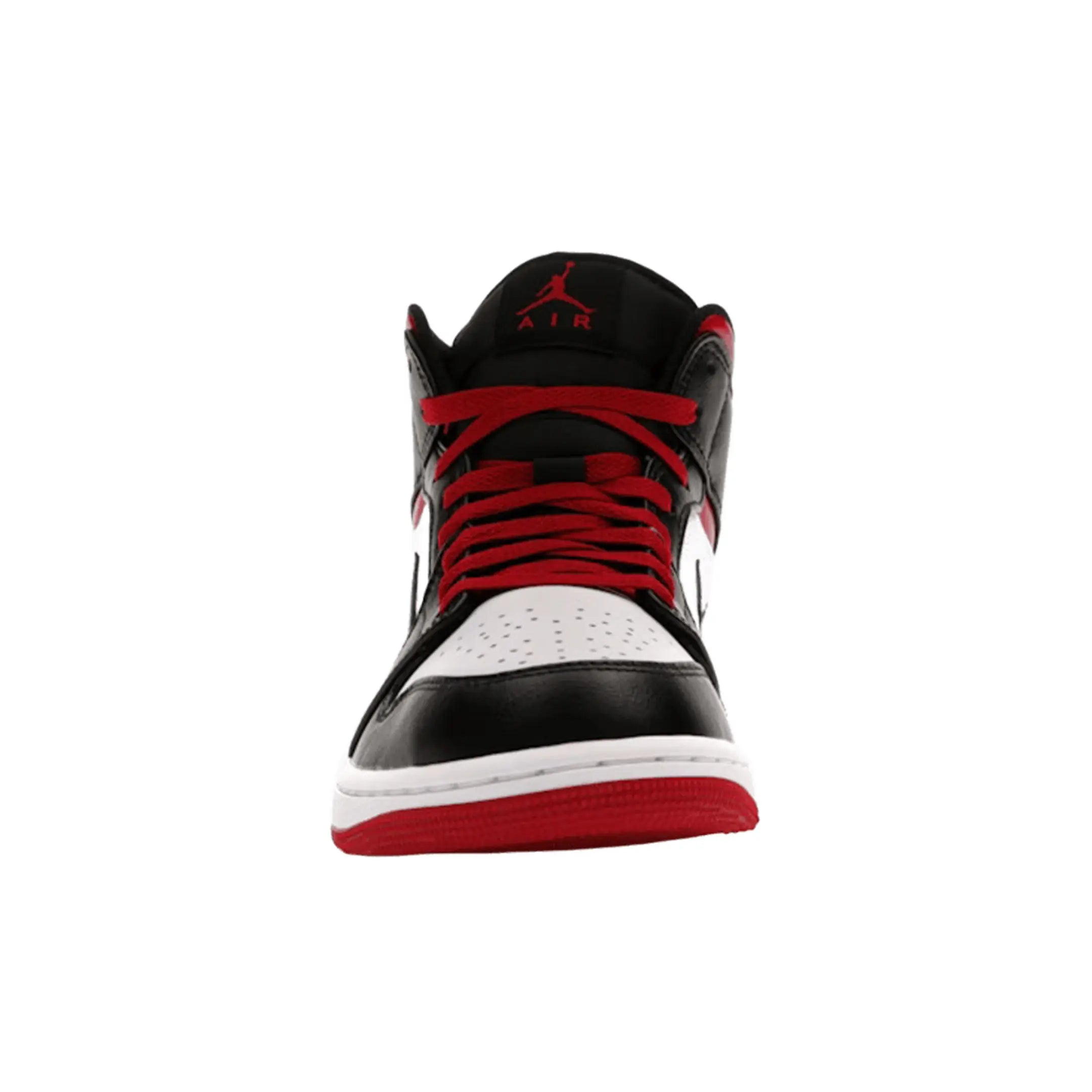 Jordan 1 Mid Gym Red Black Toe