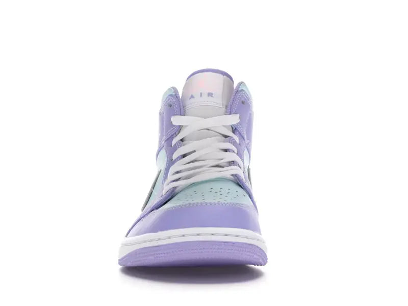 Jordan 1 Mid Purple Aqua