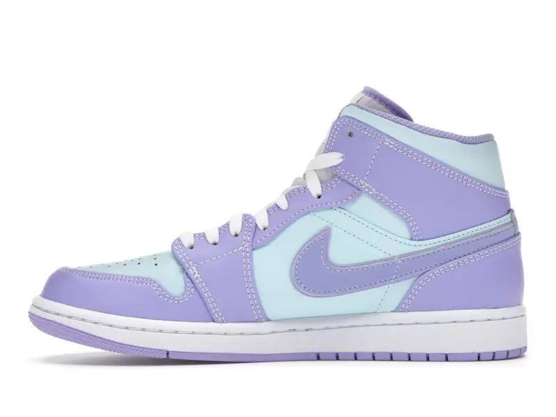 Jordan 1 Mid Purple Aqua