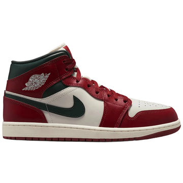 Jordan 1 Mid Redstone Midnight Green
