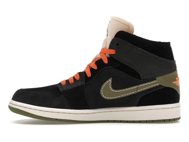 Jordan 1 Mid SE Craft Anthracite Light Olive
