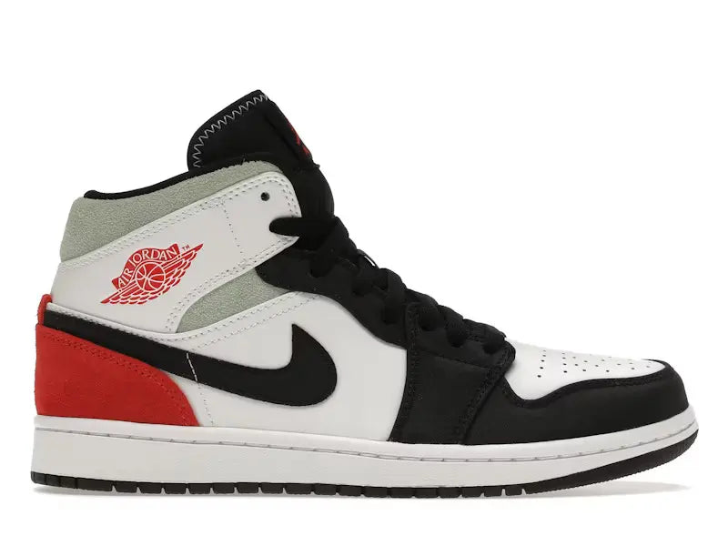 Jordan 1 Mid SE Red Black Toe
