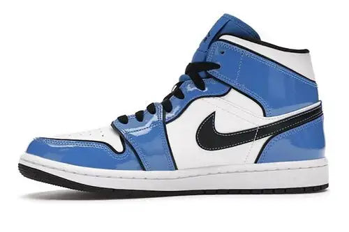 Jordan 1 Mid Signal Blue