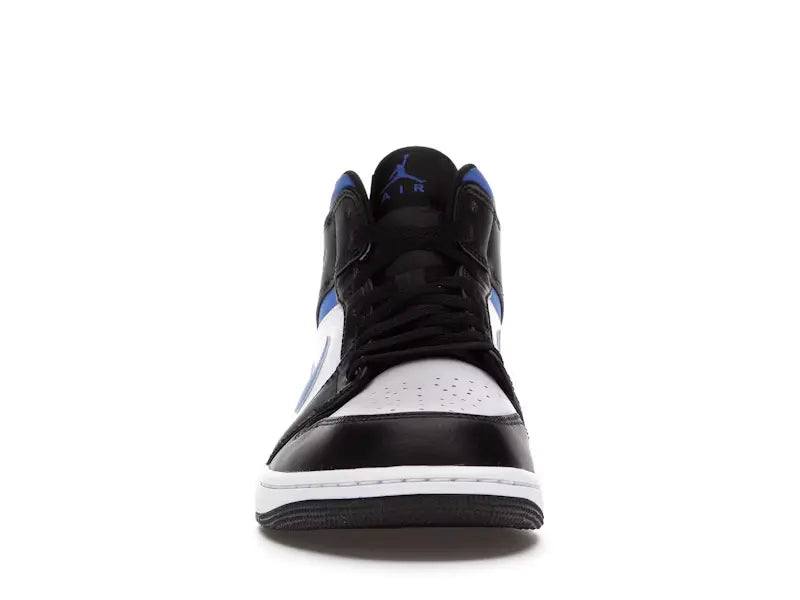 Jordan 1 Mid White Black Racer Blue