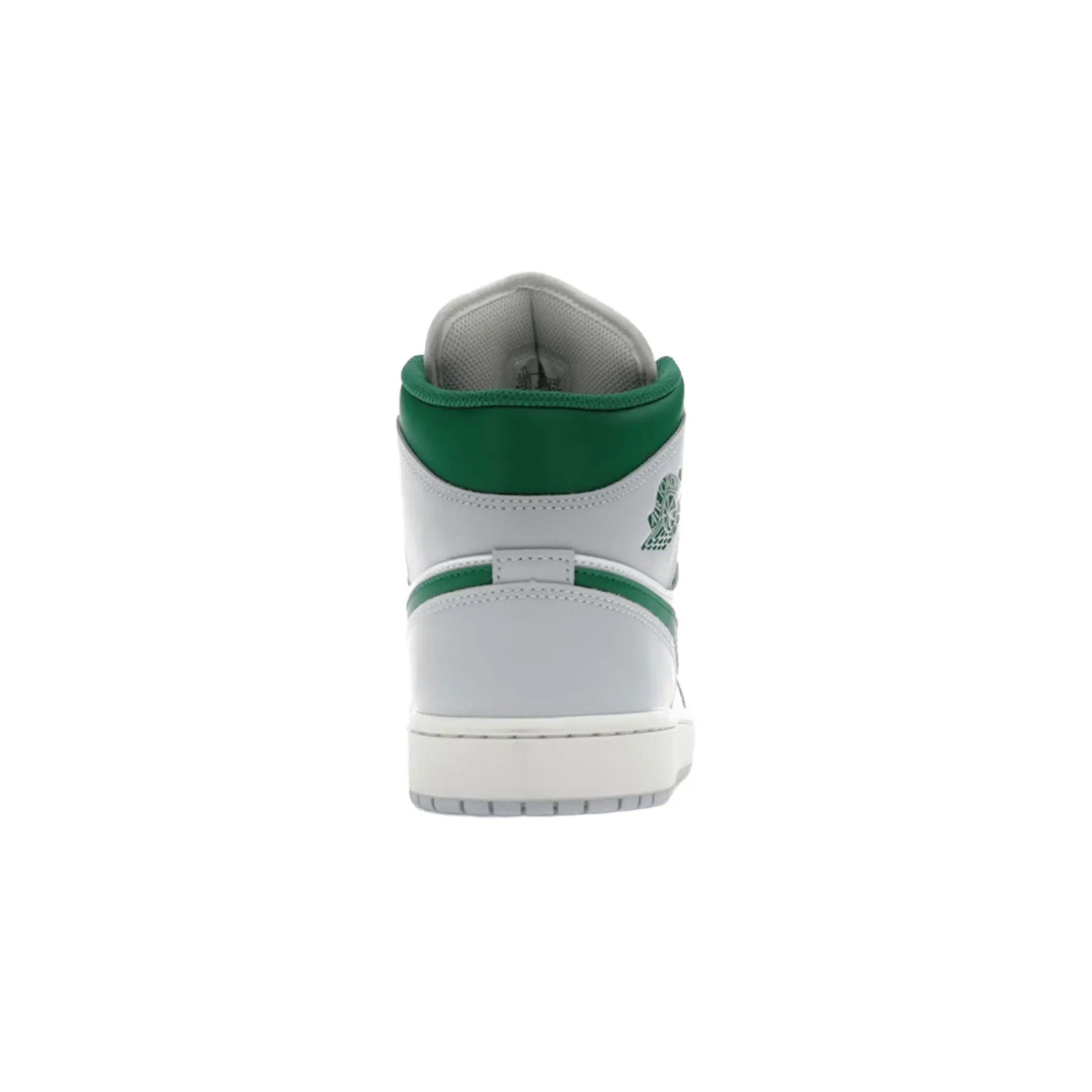 Jordan 1 Mid White Pure Platinum Pine Green