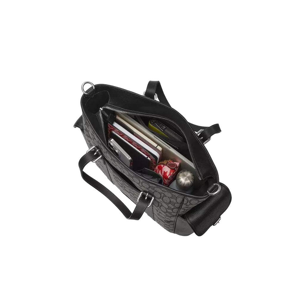 Sprint Tote In Signature Jacquard