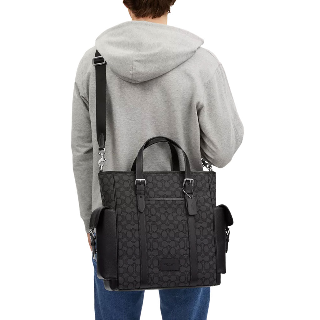 Sprint Tote In Signature Jacquard