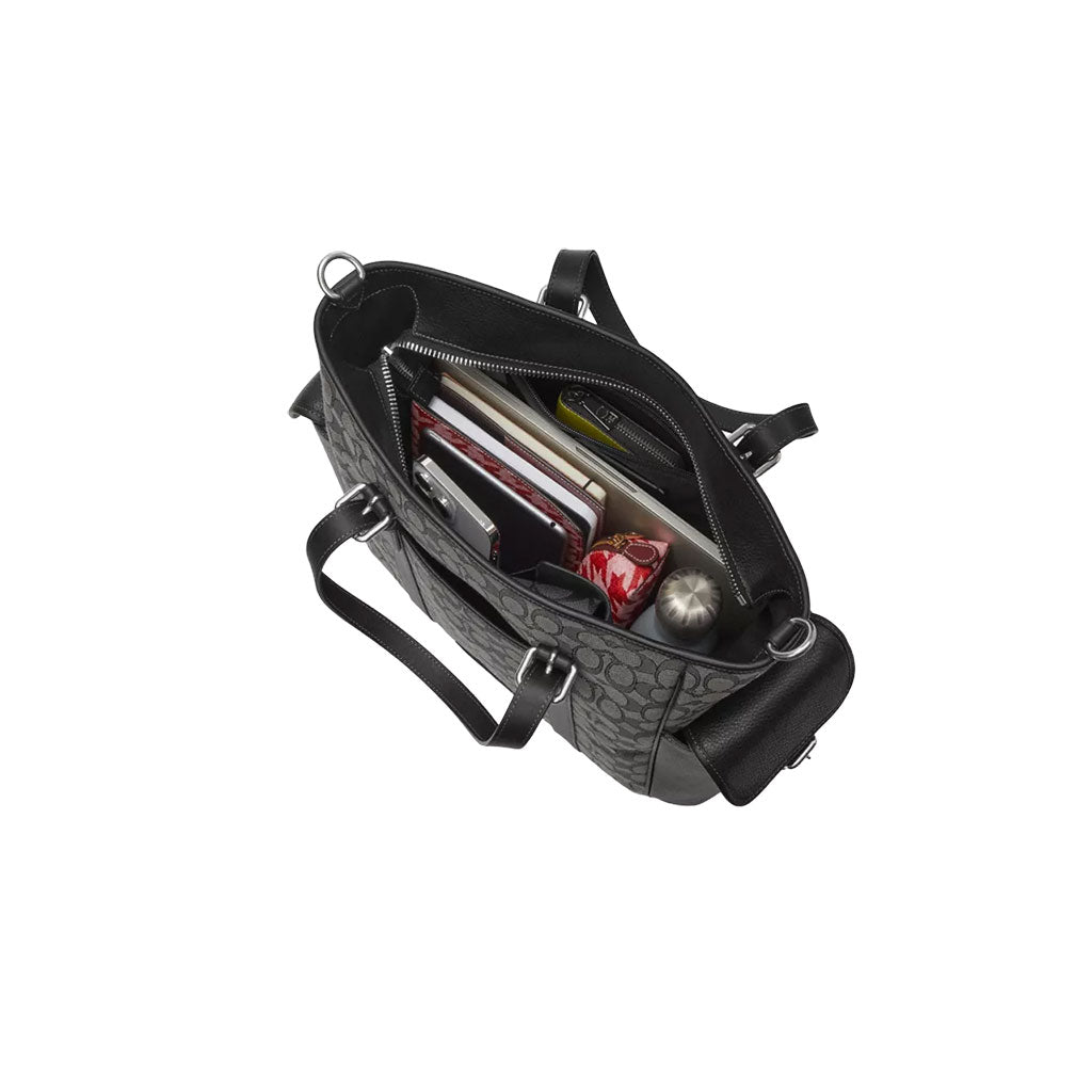 Sprint Tote In Signature Jacquard