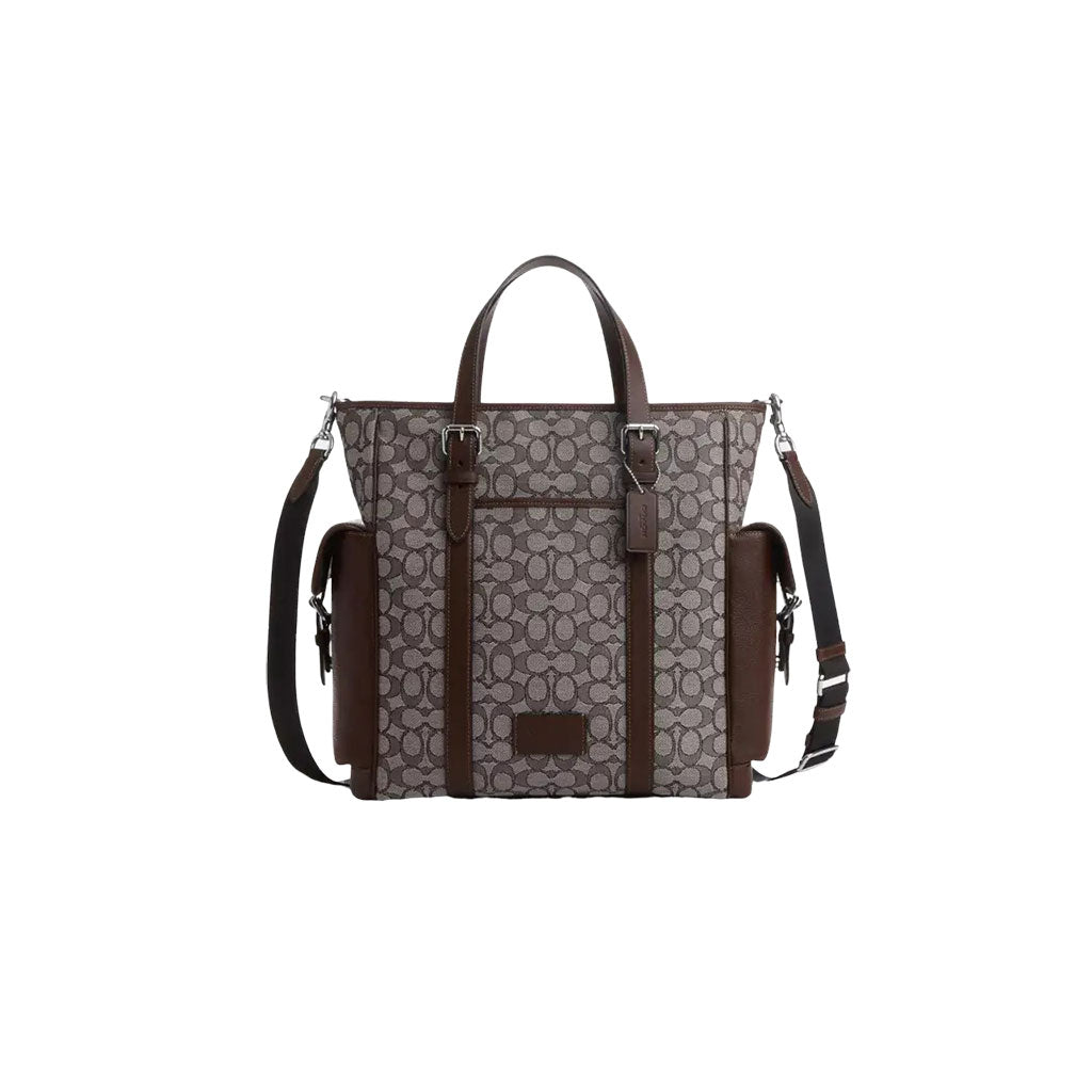 Sprint Tote In Signature Jacquard