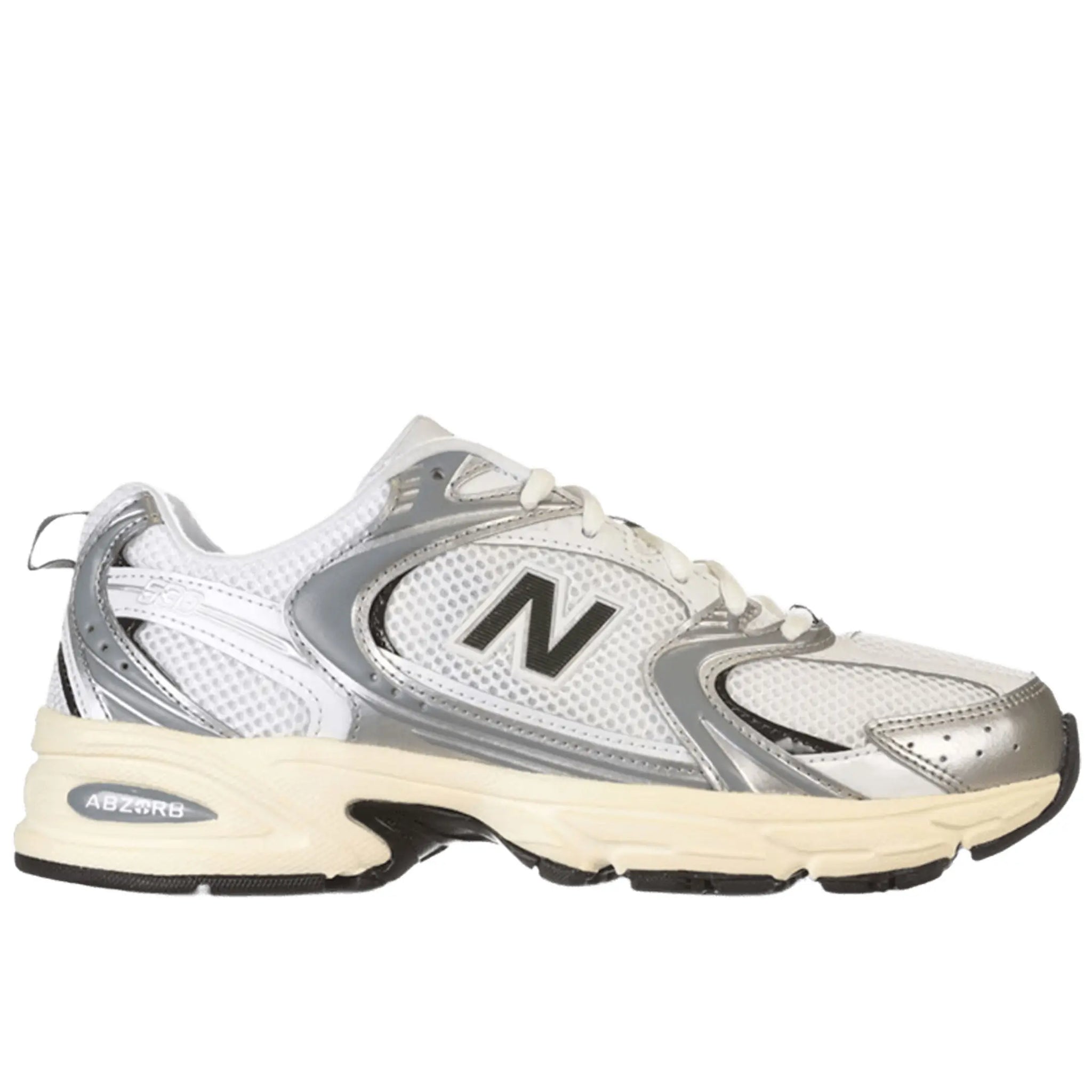 New Balance 530 Silver Metallic Black Cement