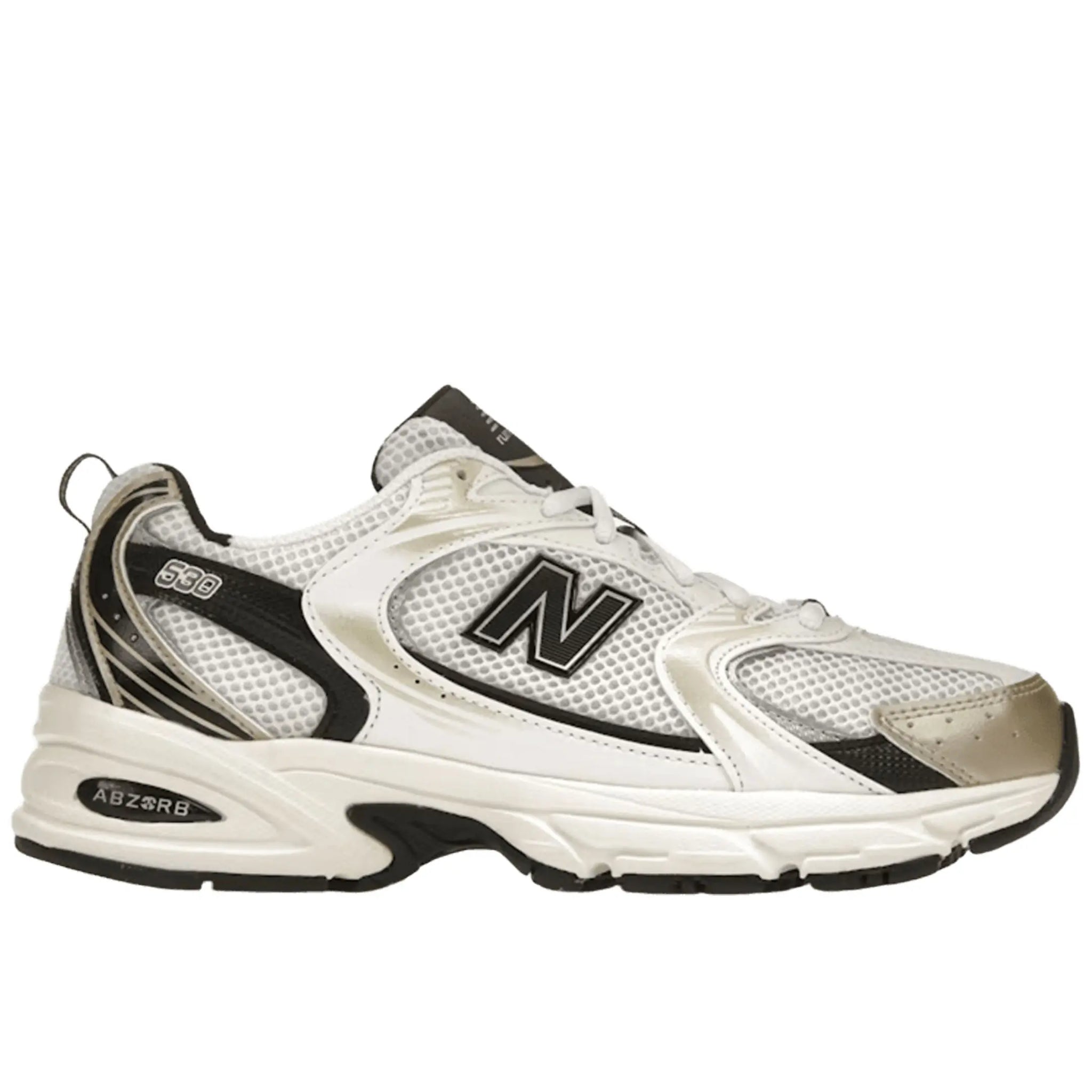 New Balance 530 White Light Gold Metallic