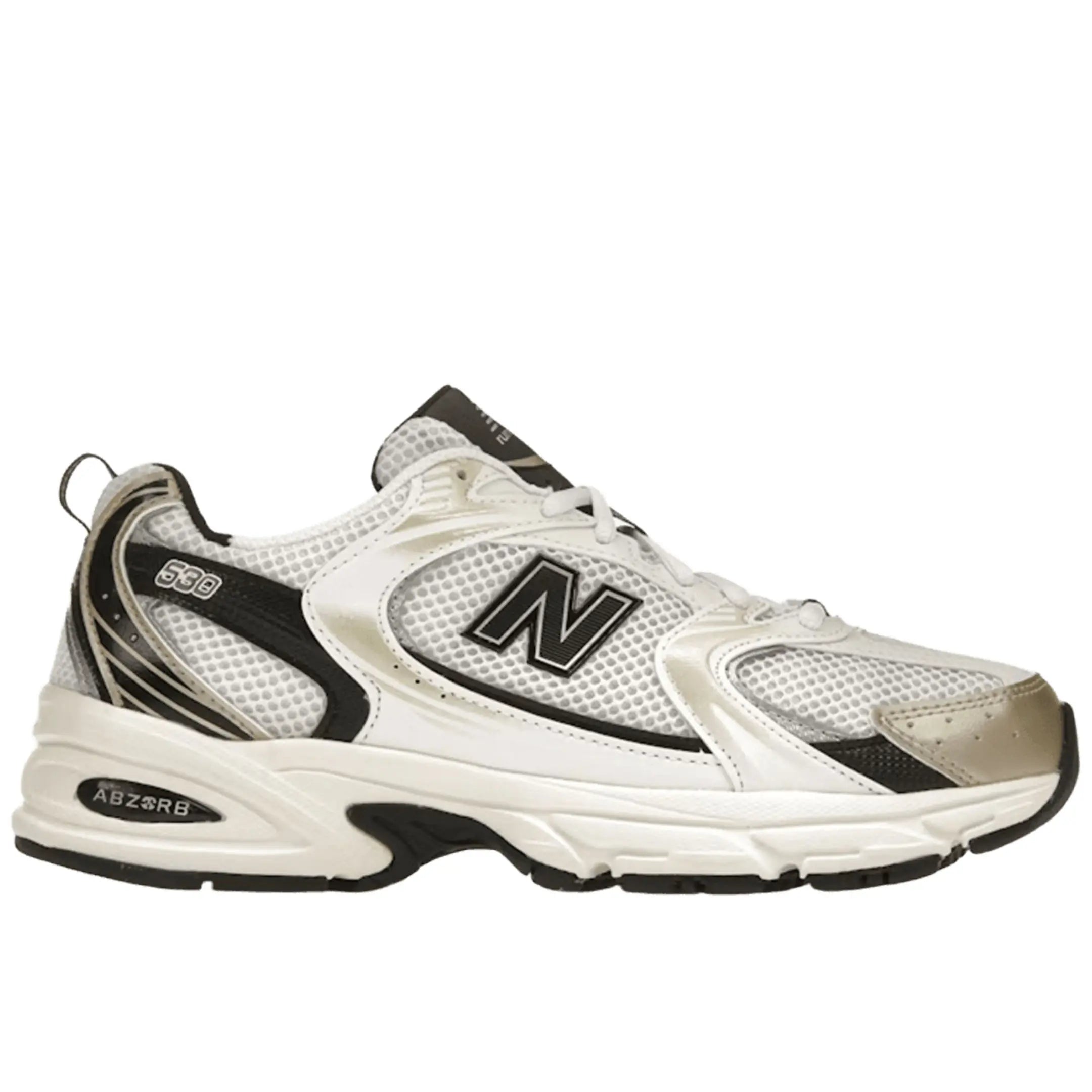 New Balance 530 White Light Gold Metallic