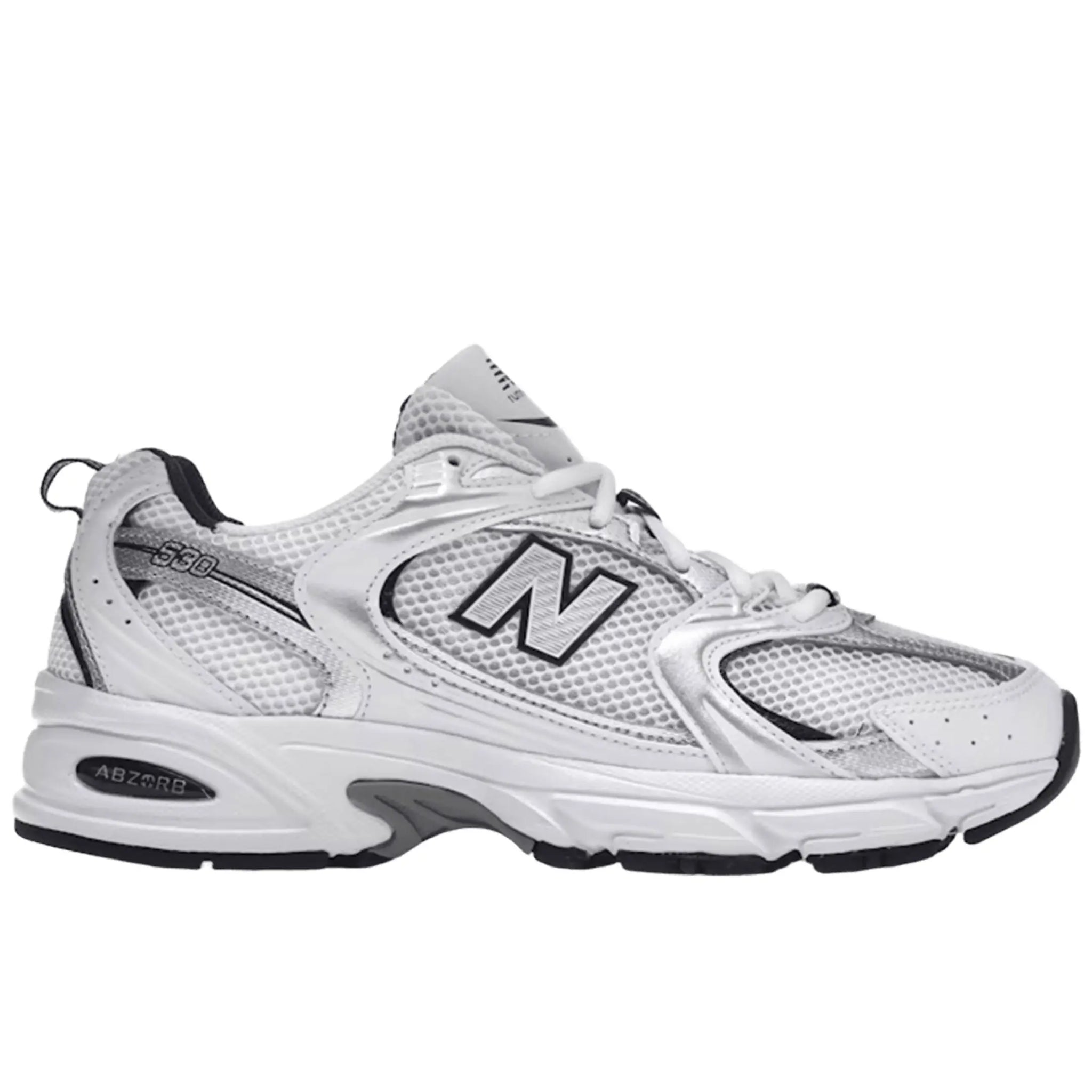 New Balance 530 White Silver Navy