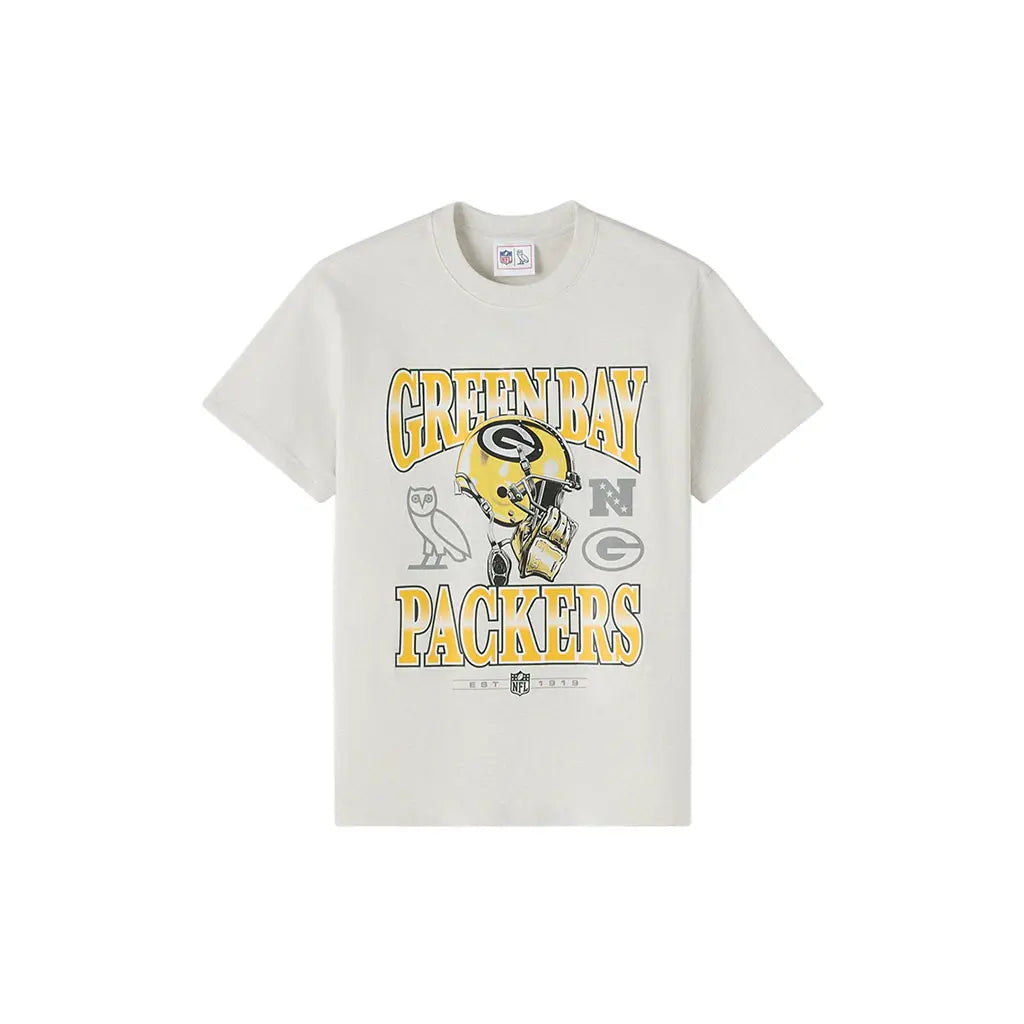 NFL GREEN BAY PACKERS GRAPHIC TEAM T-SHIRT(White)