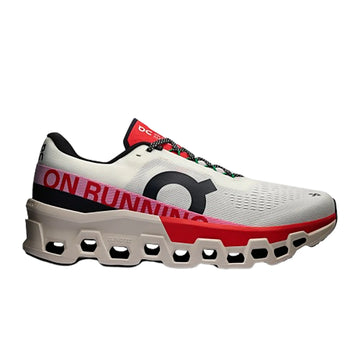 On Running Cloudmonster 2 Ivory Silver Red