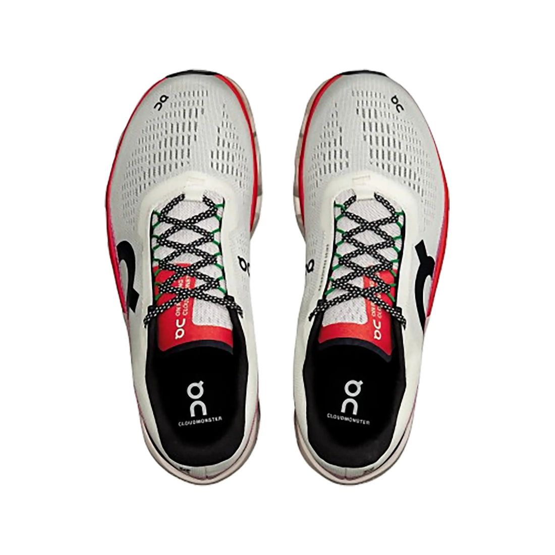 On Running Cloudmonster 2 Ivory Silver Red
