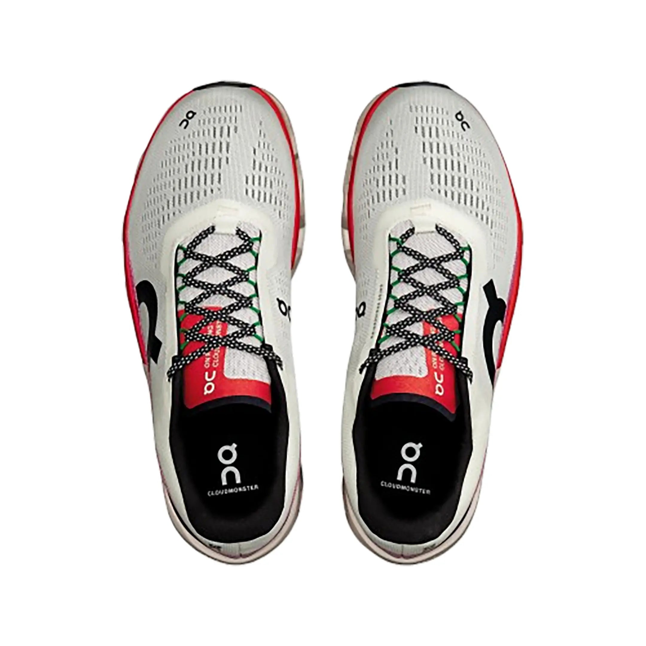 On Running Cloudmonster 2 Ivory Silver Red