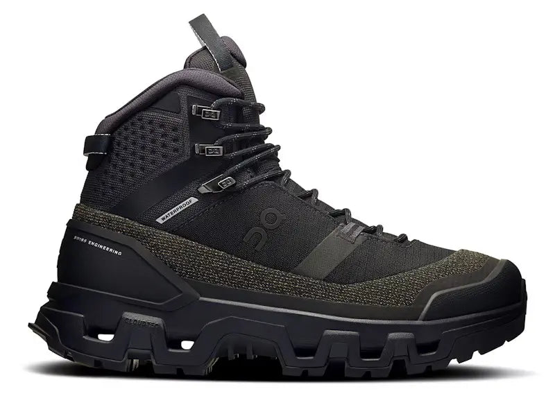 On Running Cloudrock Trek Waterproof Black (Women's)