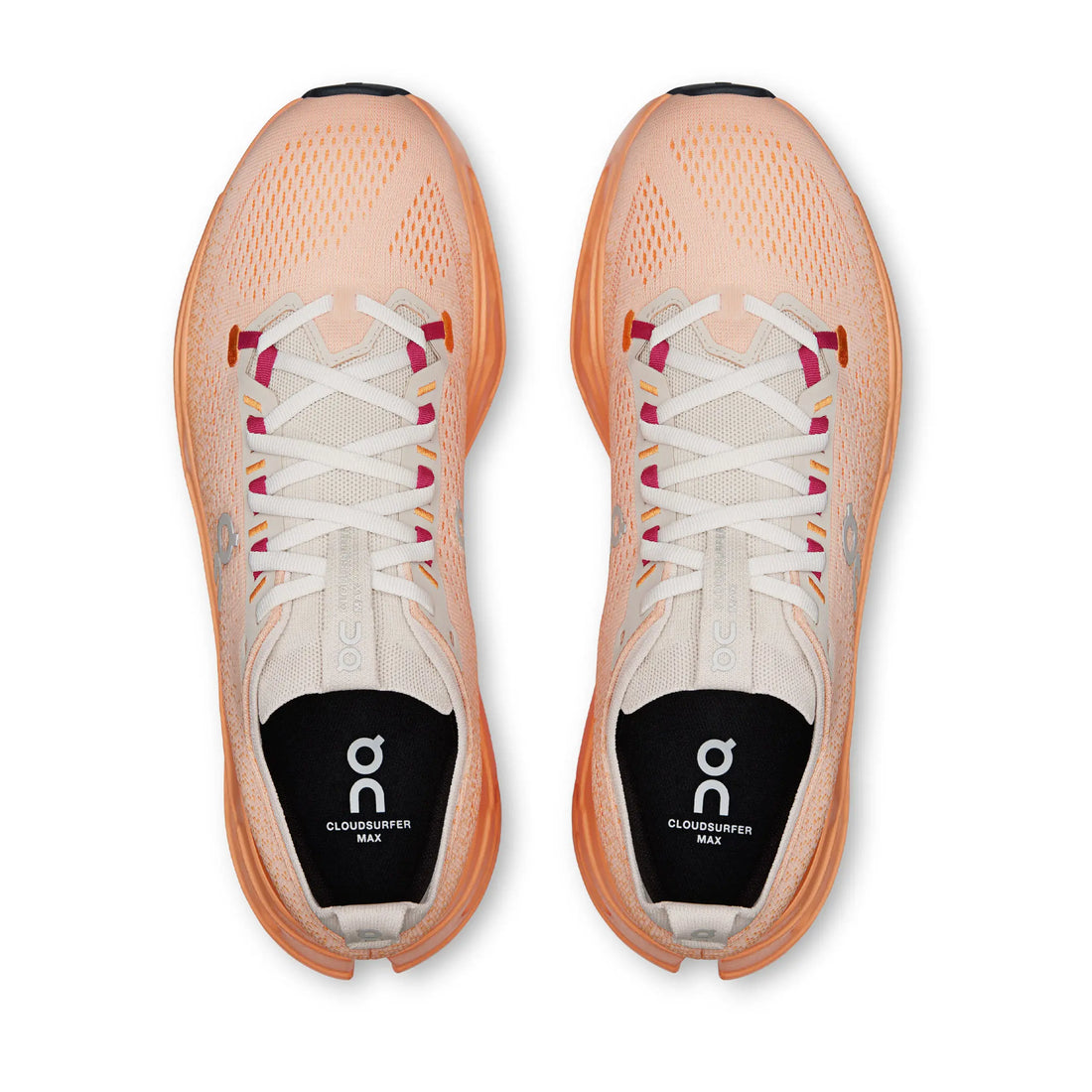 On Running Cloudsurfer Max Pearl Tangerine
