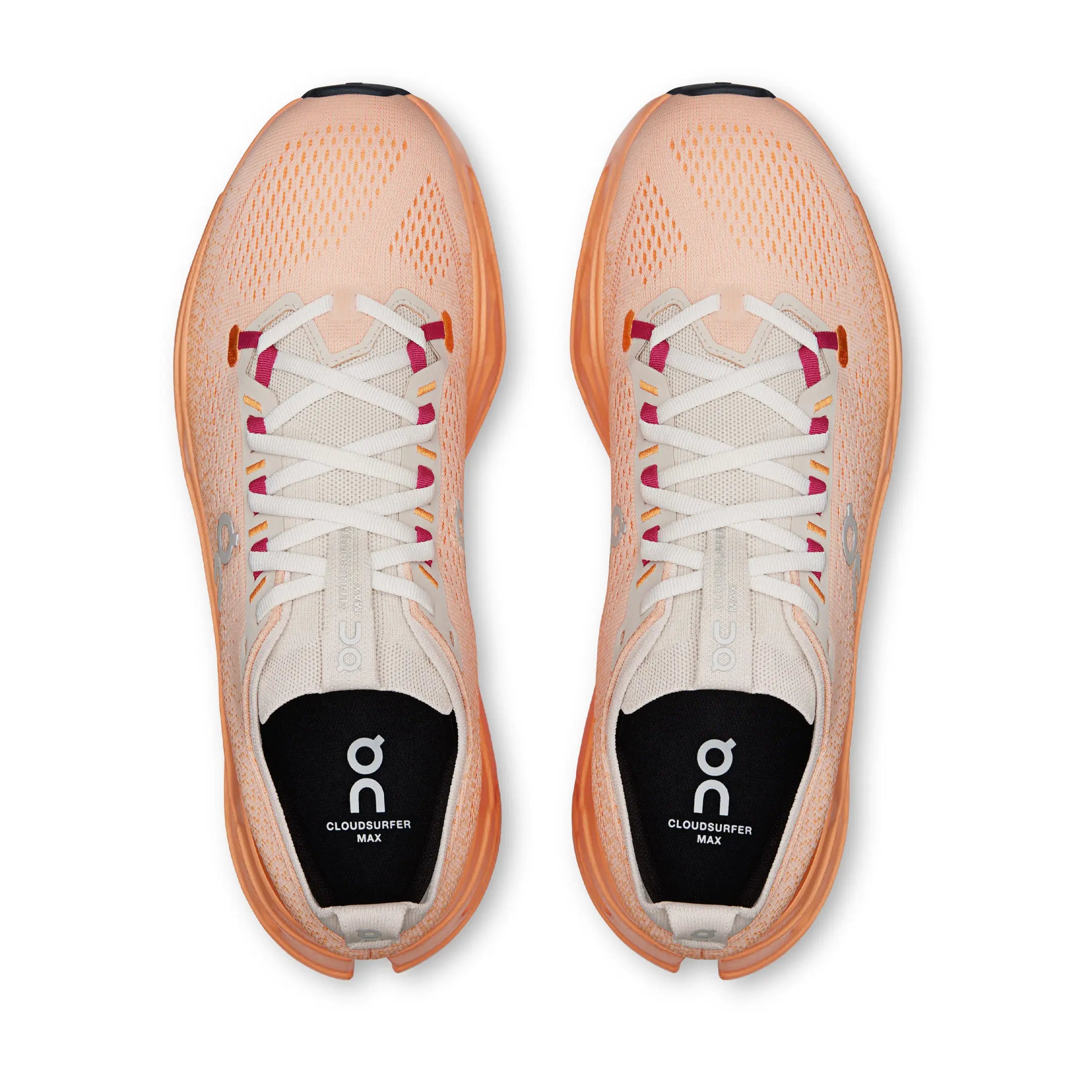 On Running Cloudsurfer Max Pearl Tangerine