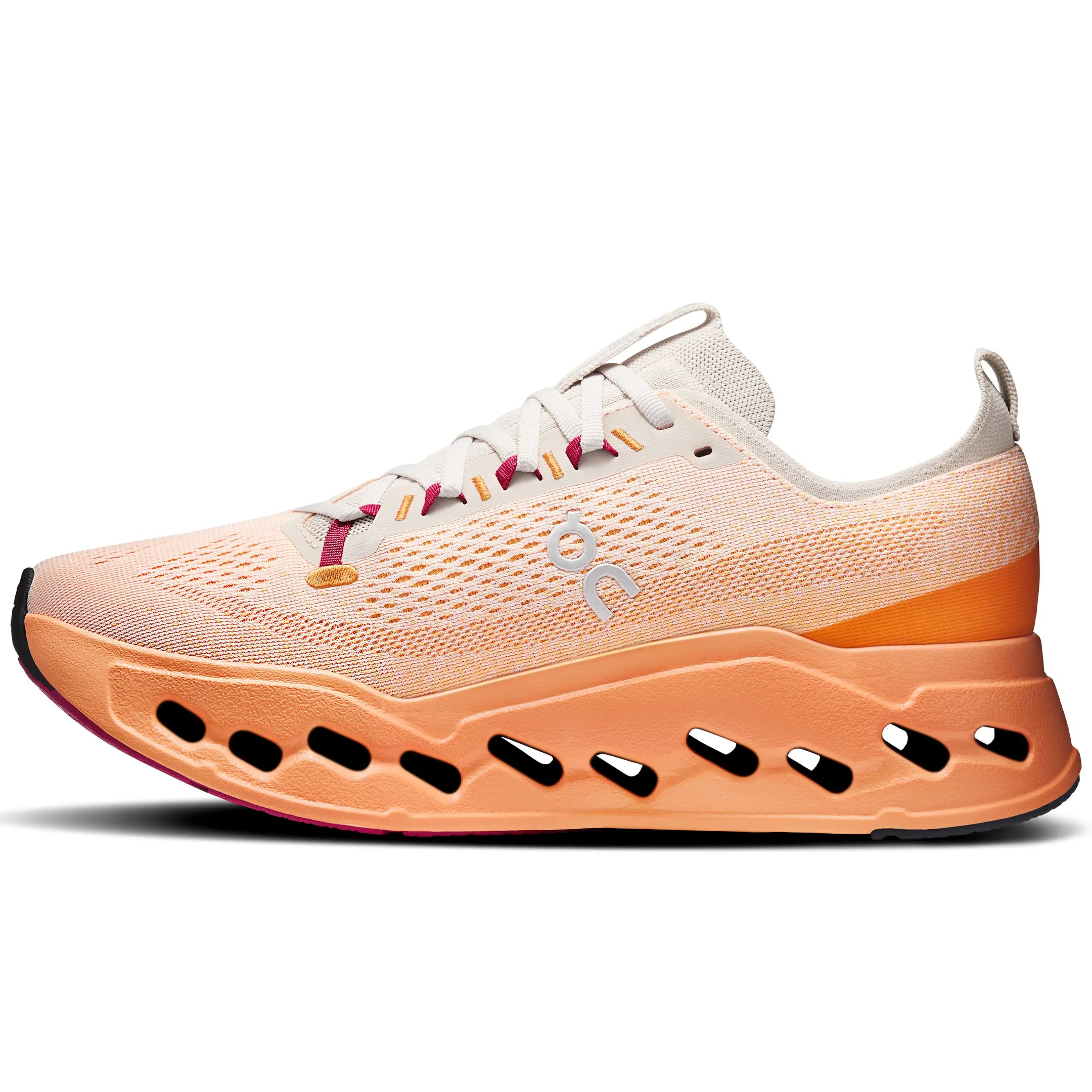 On Running Cloudsurfer Max Pearl Tangerine