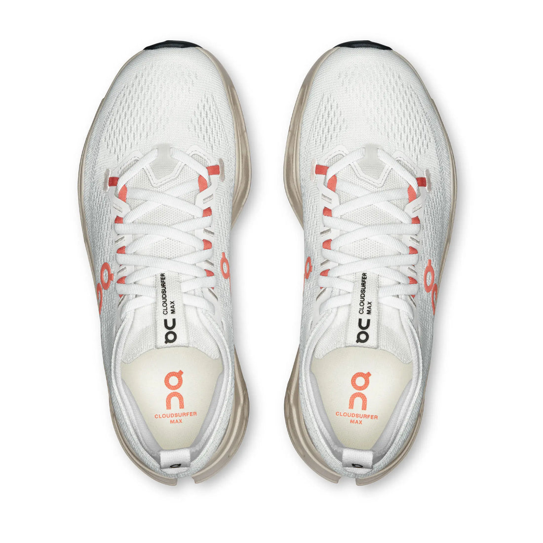 On Running Cloudsurfer Max Wide Ivory Salmon