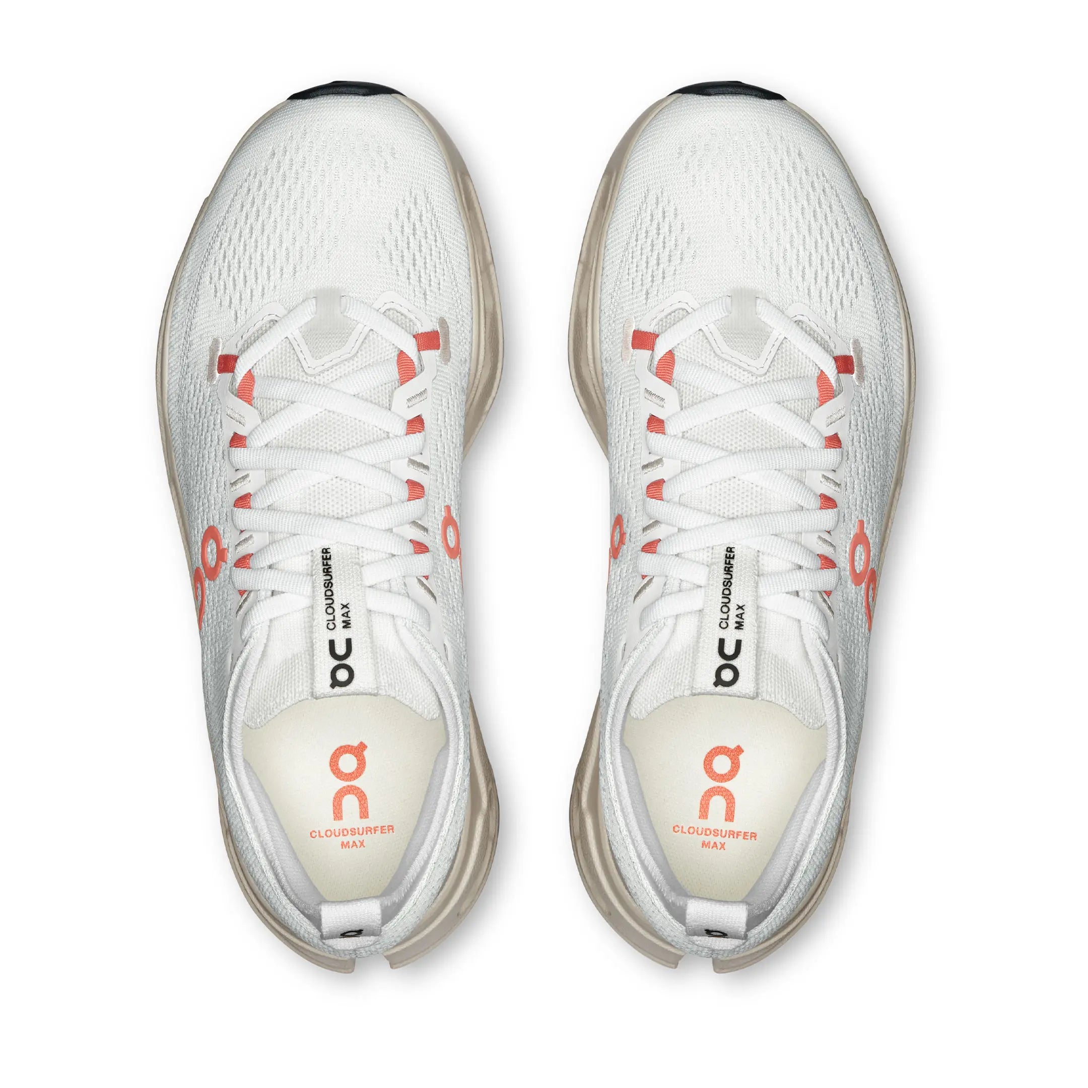 On Running Cloudsurfer Max Wide Ivory Salmon