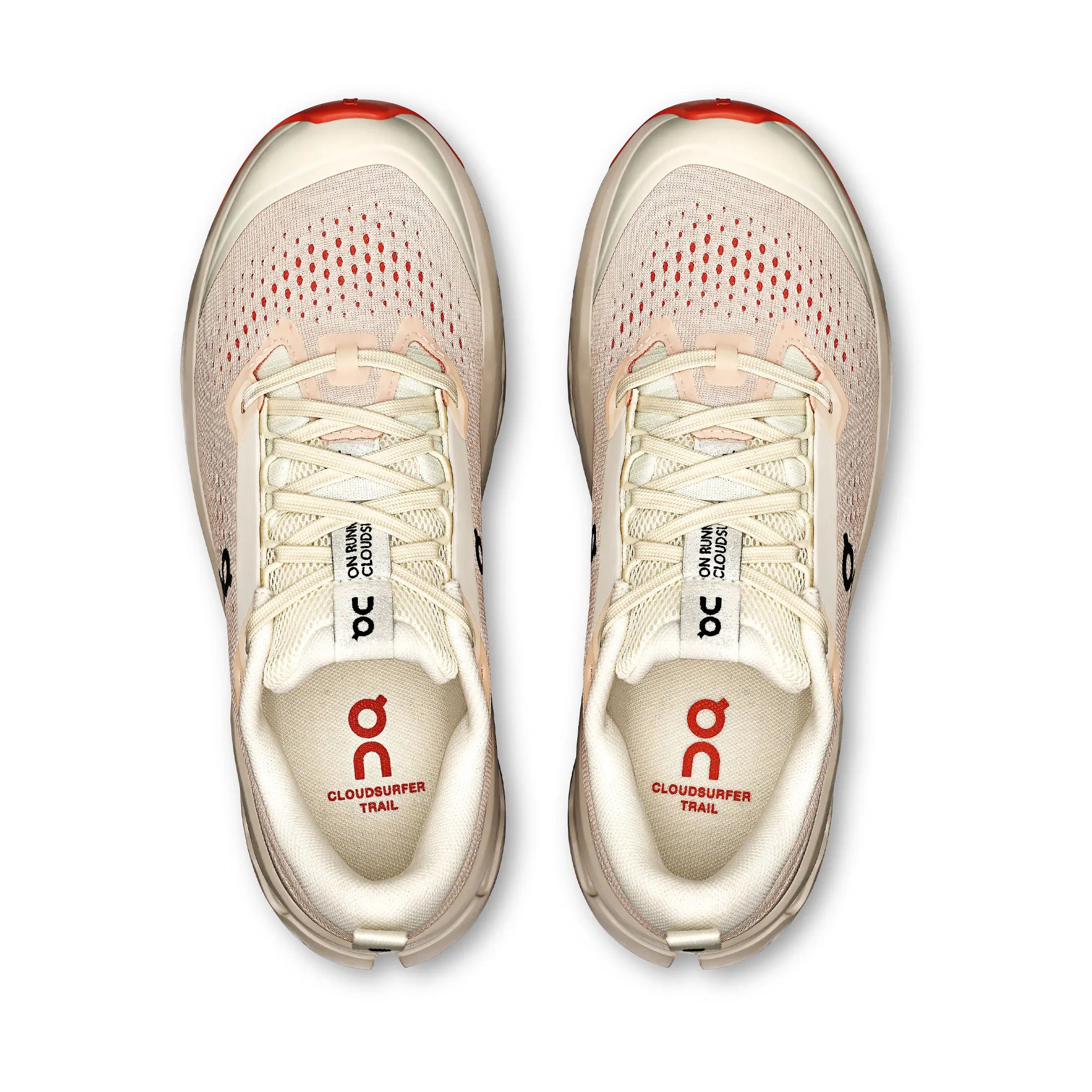 On Running Cloudsurfer Trail 2 Ivory Salmon