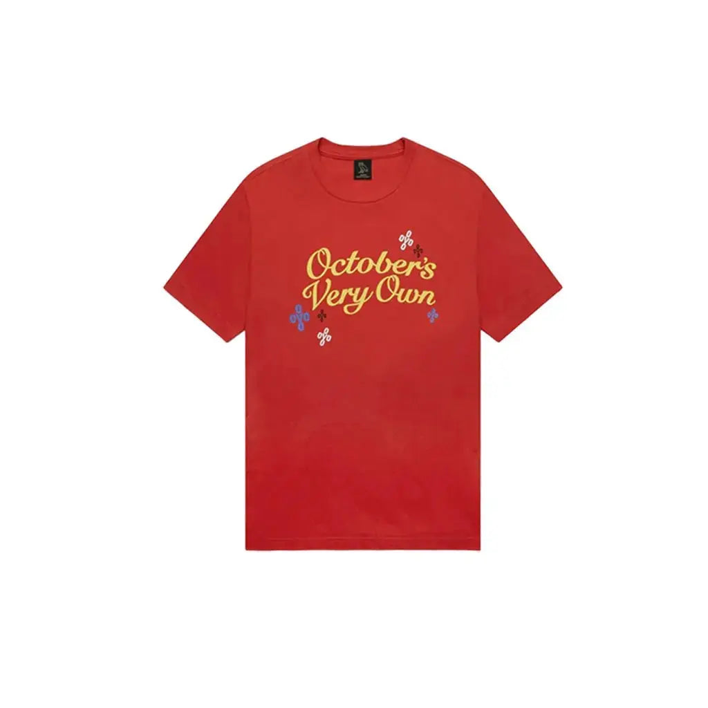 Ovo Pompom Script Red