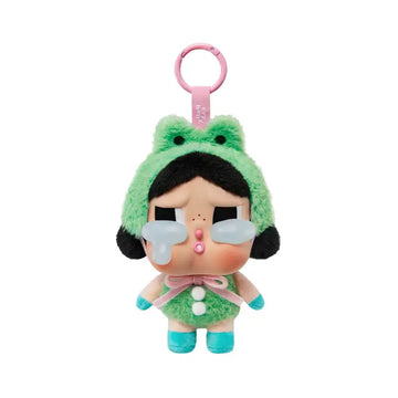 Pop Mart CryBaby Crying Again Series What A Frog Vinyl Face Plush