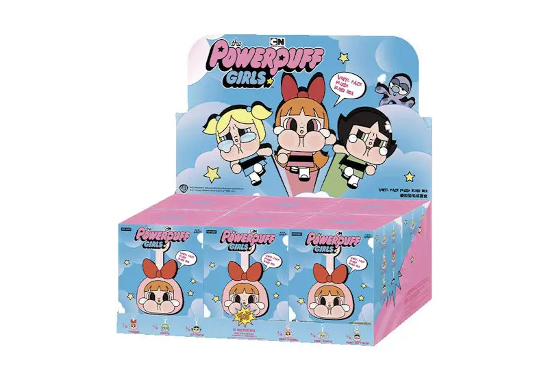 Pop Mart CryBaby x Powerpuff Girls Series Vinyl Face Plush Sealed Case (6 Blind Boxes)