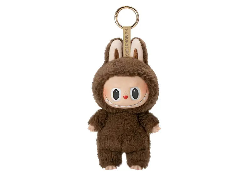 Pop Mart Labubu The Monsters Tasty Macarons Chestnut Cocoa Vinyl Plush Pendant