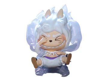 Pop Mart Labubu The Monsters x One Piece Series Monkey.D.Luffy Gear 5 (Secret Edition) Figure