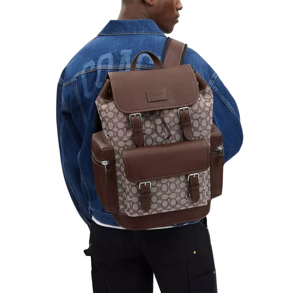 Sprint Backpack In Signature Jacquard