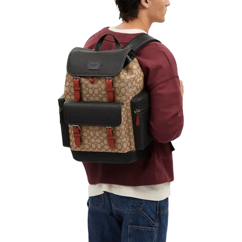 Sprint Backpack In Signature Jacquard