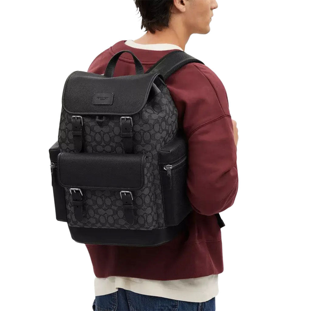 Sprint Backpack In Signature Jacquard