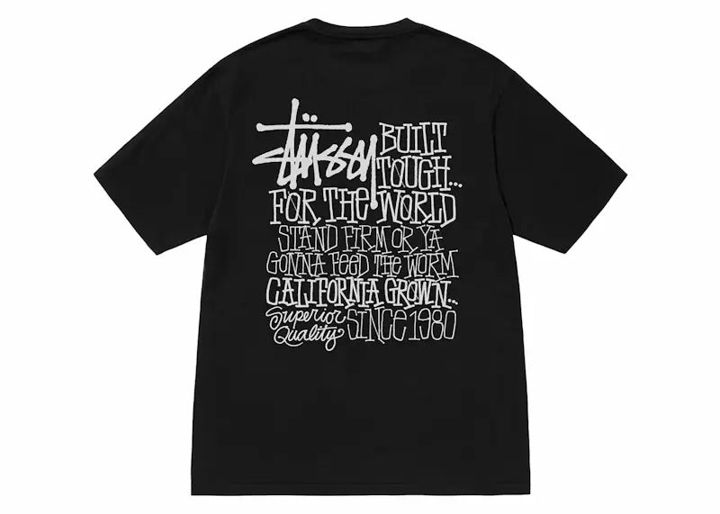 Stussy California Grown Pigment Dyed Tee Black