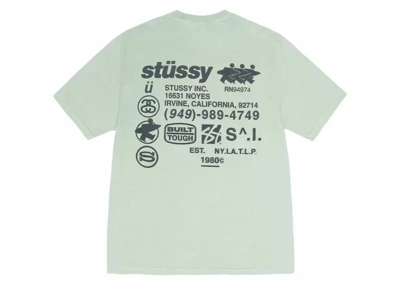 Stussy DNA Pigment Dyed Tee Granite