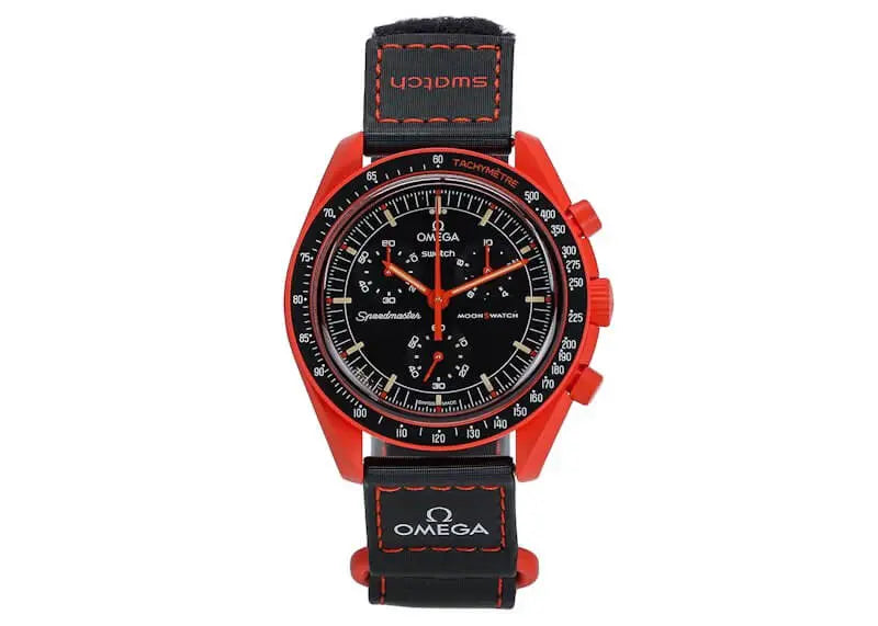 Swatch x Omega Bioceramic Moonswatch Mission On Earth Lava