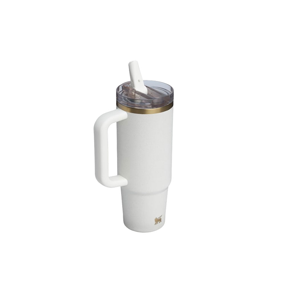 The Quencher ProTour Flip Straw Tumbler |40 OZ (White)