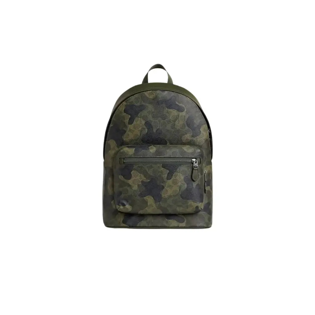 West Backpack In Signature Camo Print