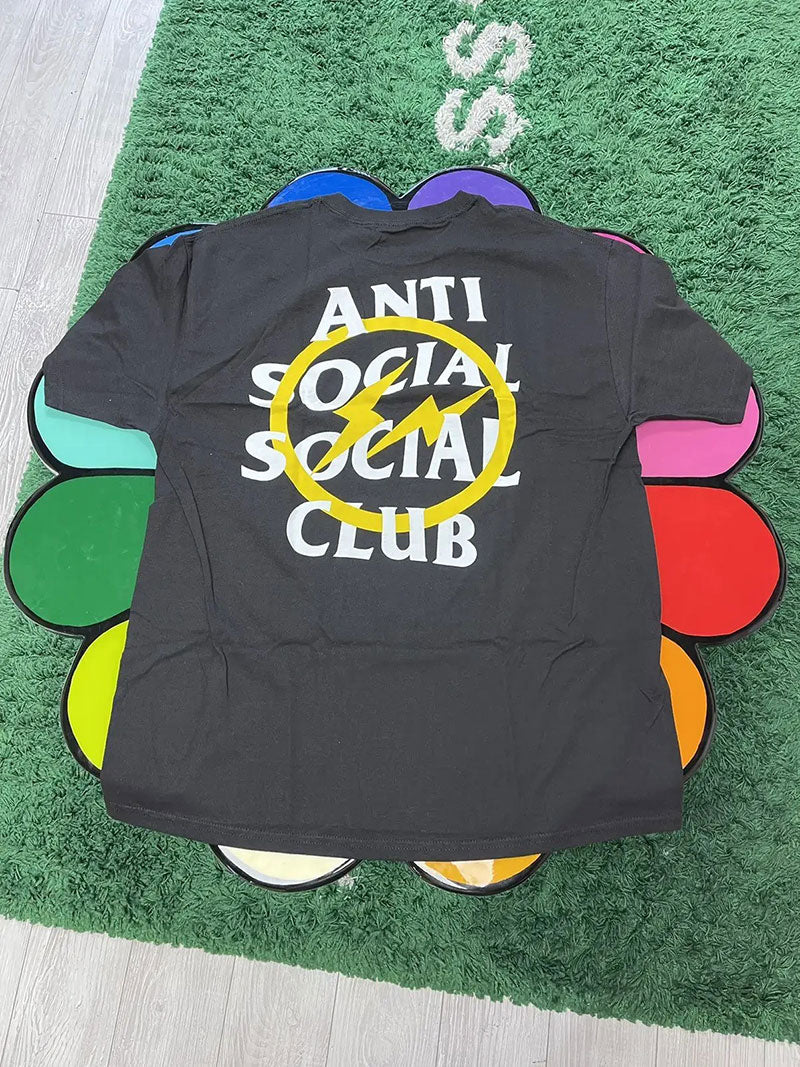 Anti Social Social Club Yellow Fragment Tee