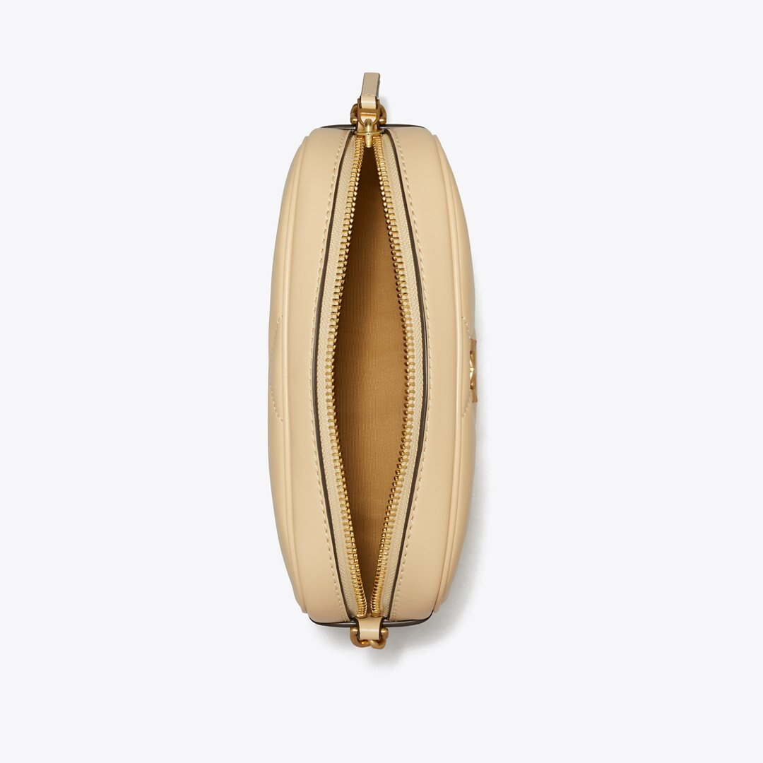 Tory Burch Kira Diamond Quilt Camera Bag Vanilla Soft Serve