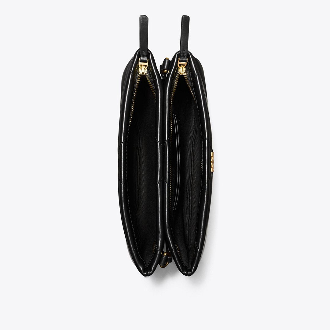 Tory Burch Kira Diamond Quilt Crossbody Bag Black