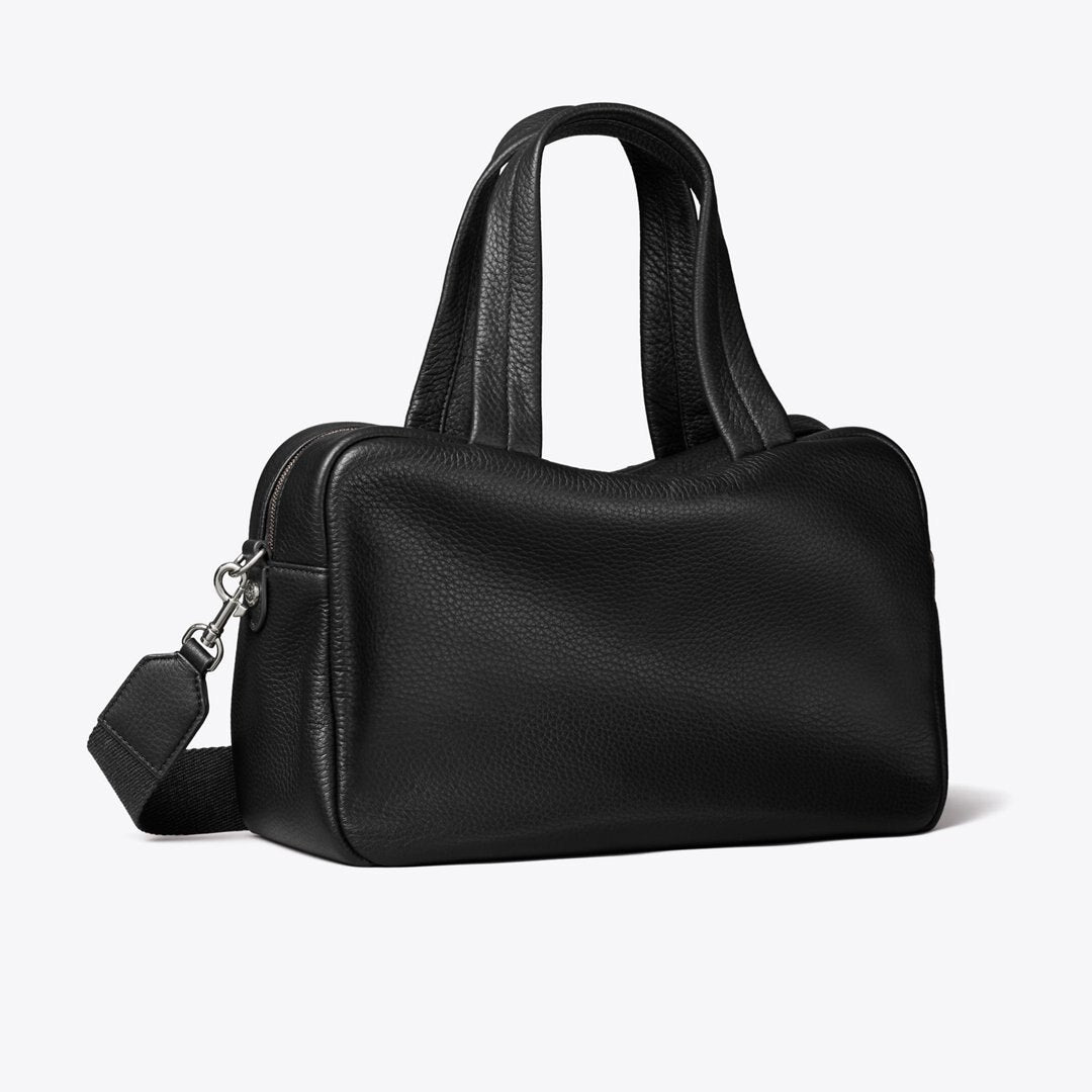 Tory Burch Leather Satchel Black