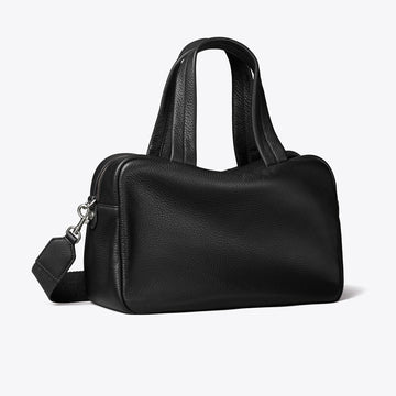 Tory Burch Leather Satchel Black