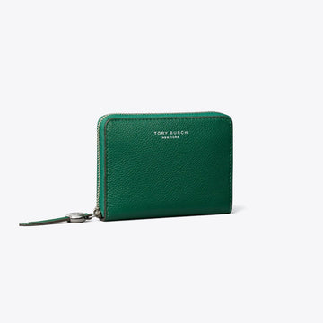 Tory Burch Medium Romy Wallet Dark Kale