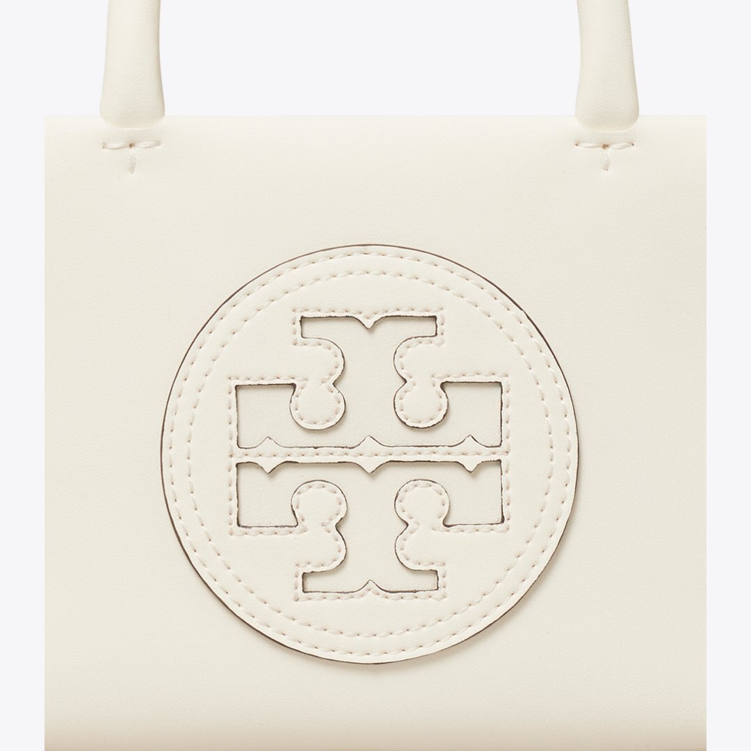 Tory Burch Mini Ella Bio Tote Warm White