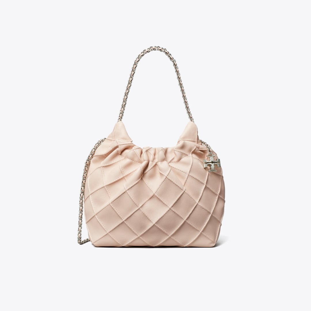 Tory Burch Mini Fleming Soft Hobo Bag Soft Pink