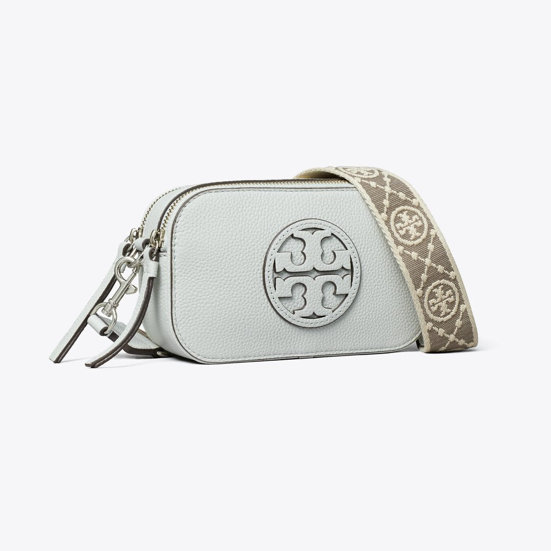 Tory Burch Mini Miller Crossbody Bag Light Titanium